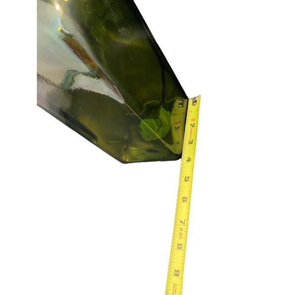 Large Glass Jar Cork Top Pier 1 Imports Made in Spain 12" Avocado Green NWT - Picture 5 of 6